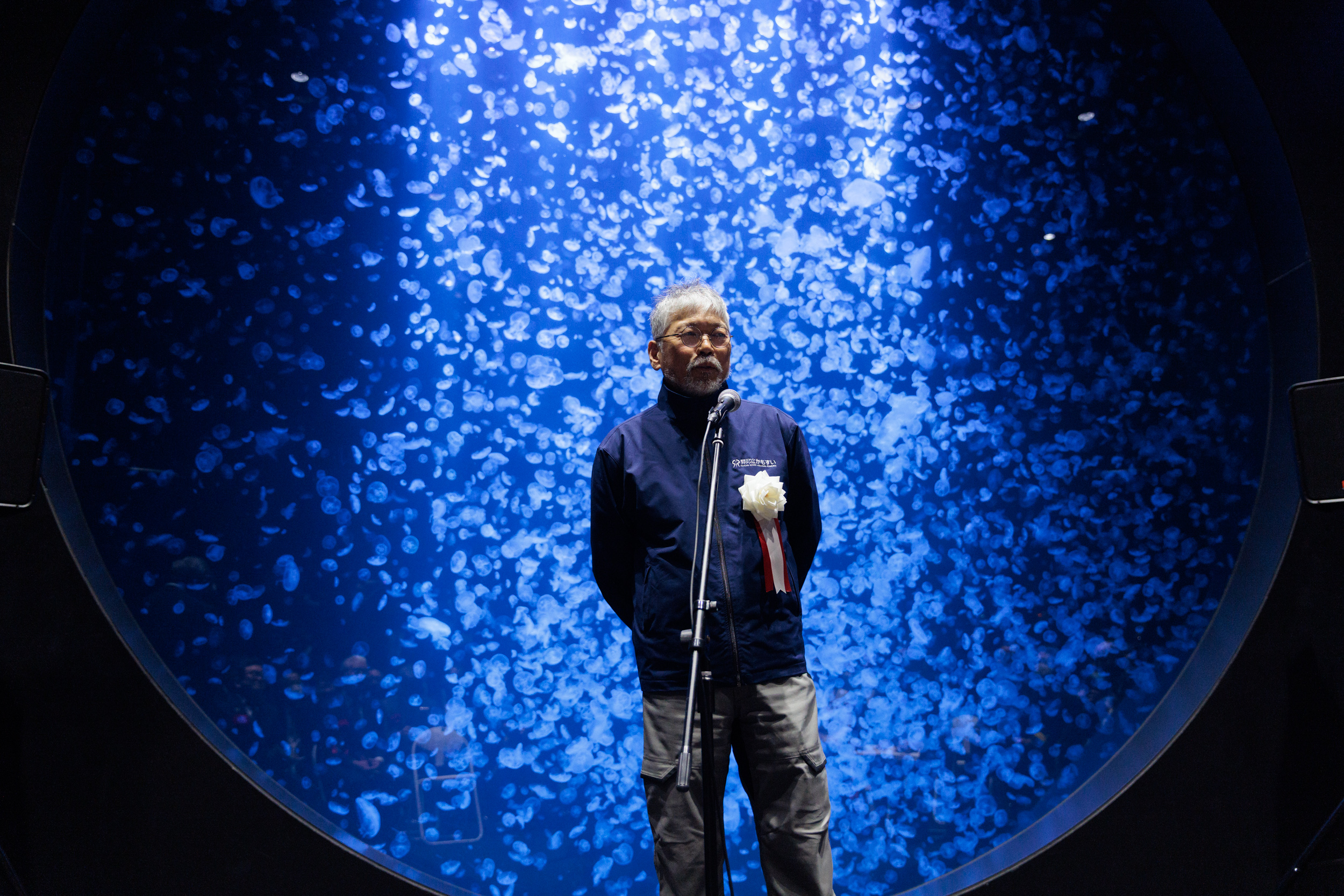 Kazuya Okuizumi, directeur de l’Aquarium Tohoku Epson à Kamo